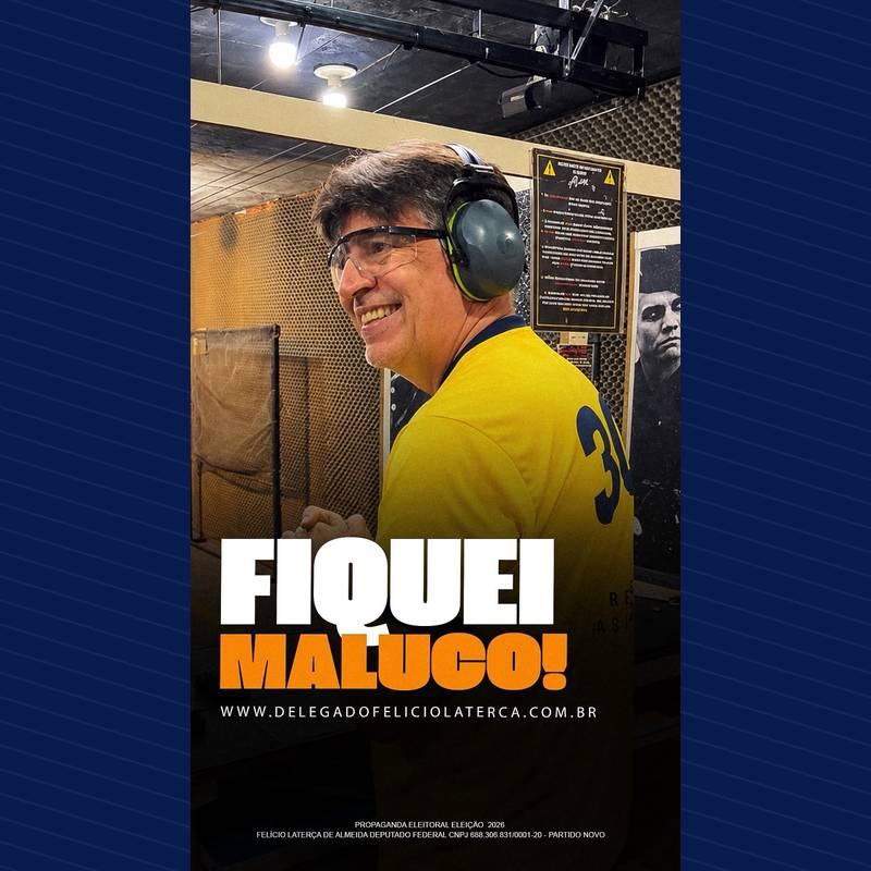 Publicação no Facebook: 📲 Delegado Felício Laterça | Quem passou a vida protegendo a sociedade merece respeito, segurança jurídica e…