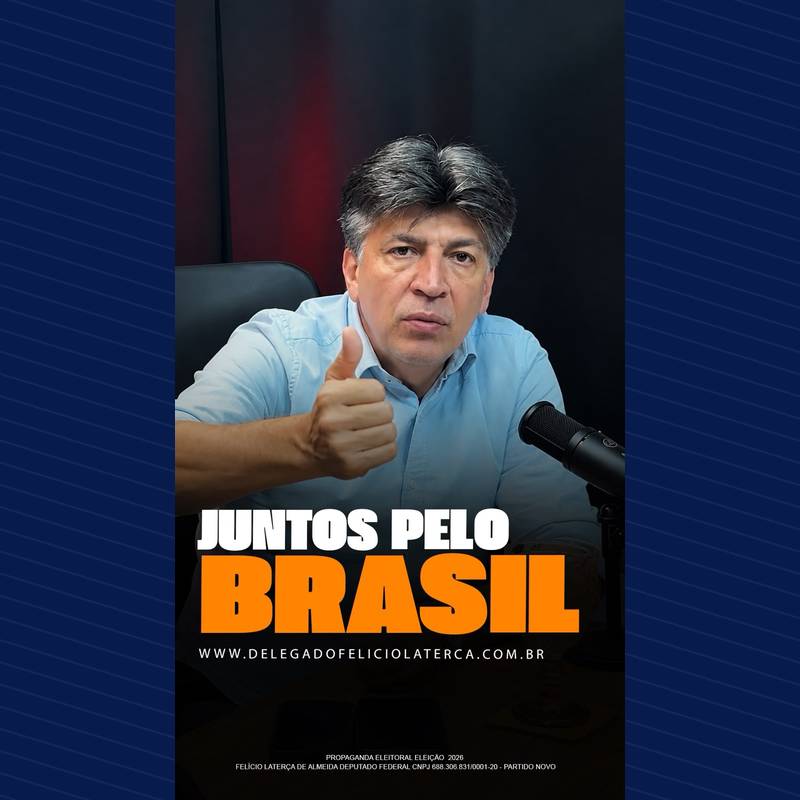 Publicação no Facebook: 📲 Delegado Felício Laterça | Somos uma só nação, independentemente da cor, do sexo ou da condição social…
