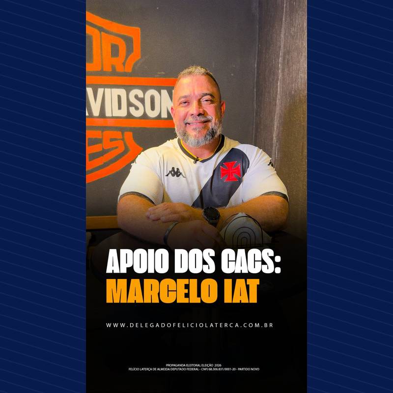 Publicação no Instagram: 📲 @delegadofeliciolaterca | Obrigado ao apoio dos CACs para fortalecer juntos a questão armamentista.