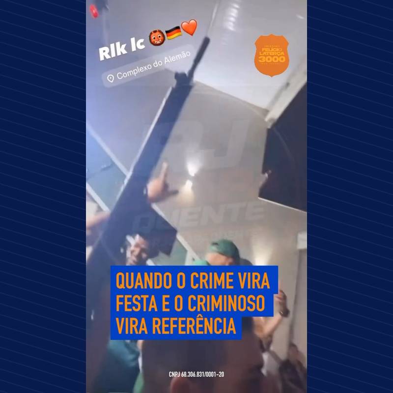 Publicação no Instagram: Não podemos chamar isso de cultura, diversão ou liberdade. É a banalização do crime diante de uma sociedade…
