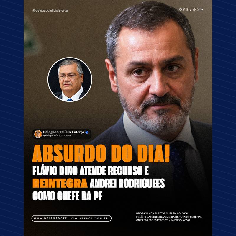 Publicação no Instagram: URGENTE: O ministro Flávio Dino, do Supremo Tribunal Federal (STF), atendeu nesta quarta-feira (9) um pedido…