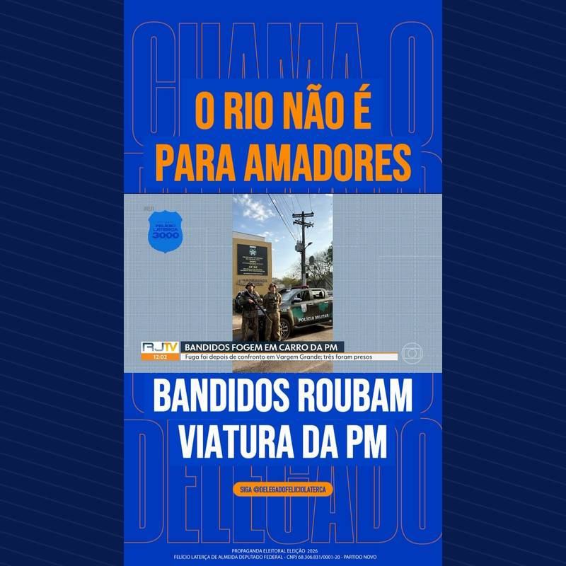 Publicação no Instagram: Parece roteiro de filme, mas aconteceu no Rio. Após uma troca de tiros entre facções rivais em Vargem Grande…