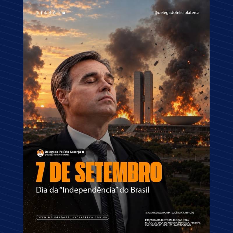 Publicação no Instagram: Meu apoio ao ministro André Mendonça para que as investigações avancem com independência, provas e respeito à…