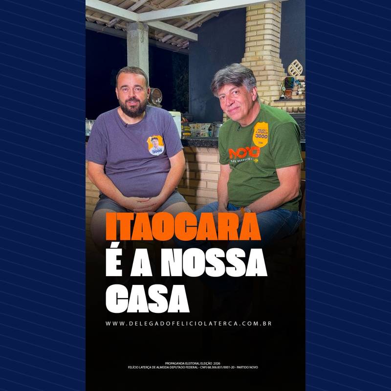 Publicação no Instagram: Itaocara é a nossa casa. Nos próximos dias, iremos mostrar tudo o que já fizemos por Itaocara.