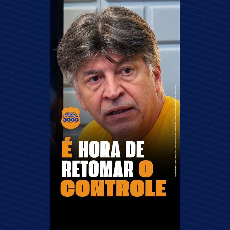 Publicação no Instagram: O cidadão de bem não pode continuar refém do medo. Enquanto criminosos espalham terror, precisamos agir com…