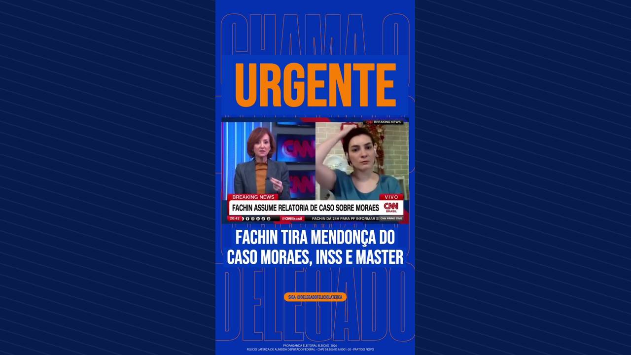 Miniatura do vídeo: Fachin blinda Lulinha e Moraes em uma decisão monocrática
