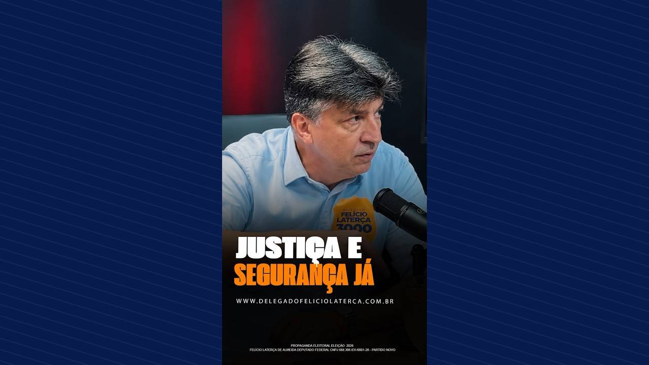Miniatura do vídeo: O maior erro no combate à criminalidade é deixar a impunidade prevalecer.