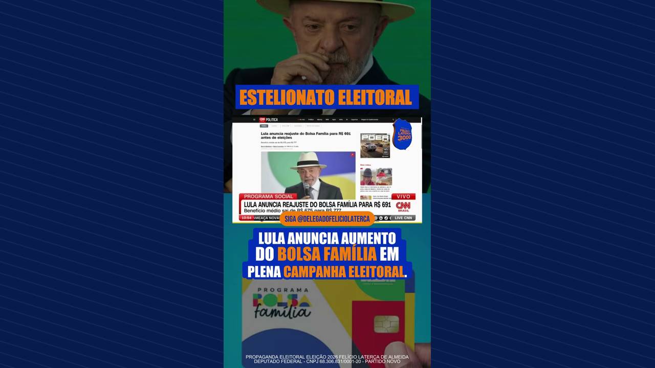 Miniatura do vídeo: Politica social ou calendário eleitoral?