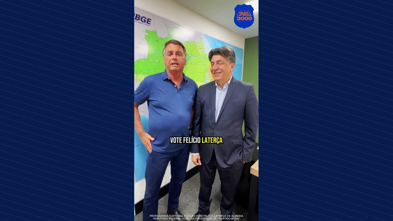 Miniatura do vídeo: MACAÉ É BOLSONARO BOLSONARO É DELEGADO FELÍCIO LATERÇA